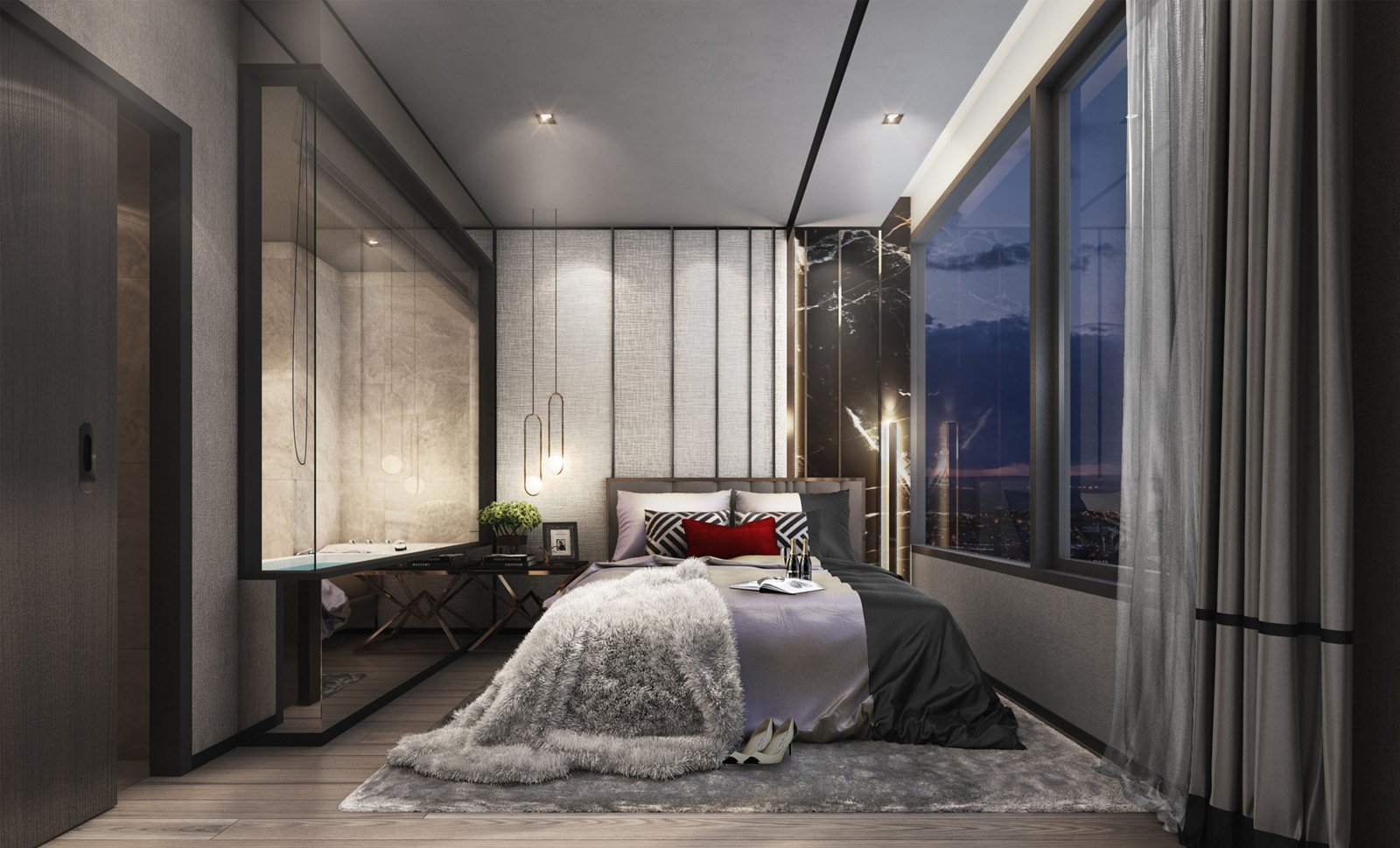 Ideo Mobi Sukhumvit Eastpoint 1 bedroom bedroom view